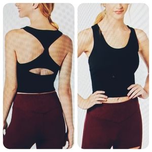 Material Girl long line crop top